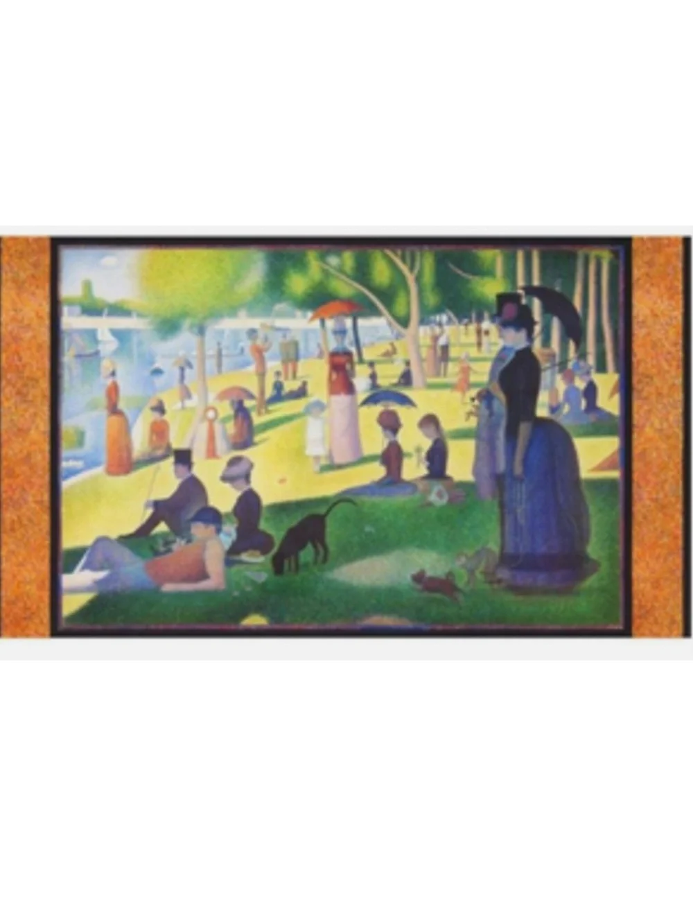 A Sunday Afternoon Art by Seurat - Tapestry